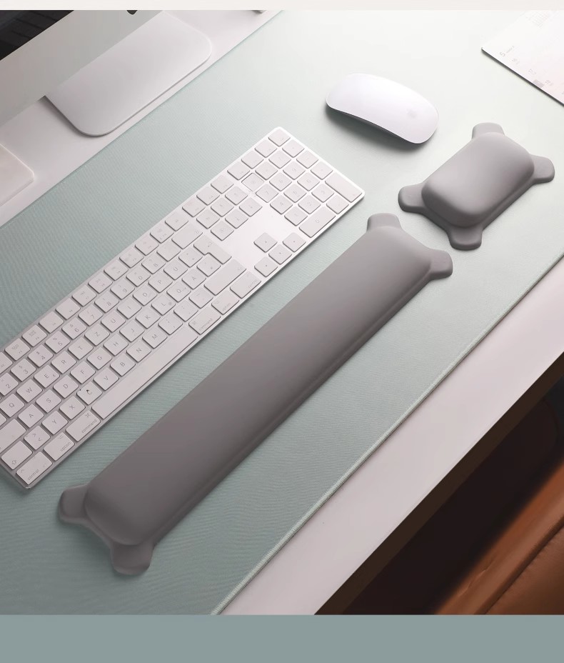 Gaming Keyboard Ergonomic - Silicone Mouse Wrist Rest Keyboard Hand