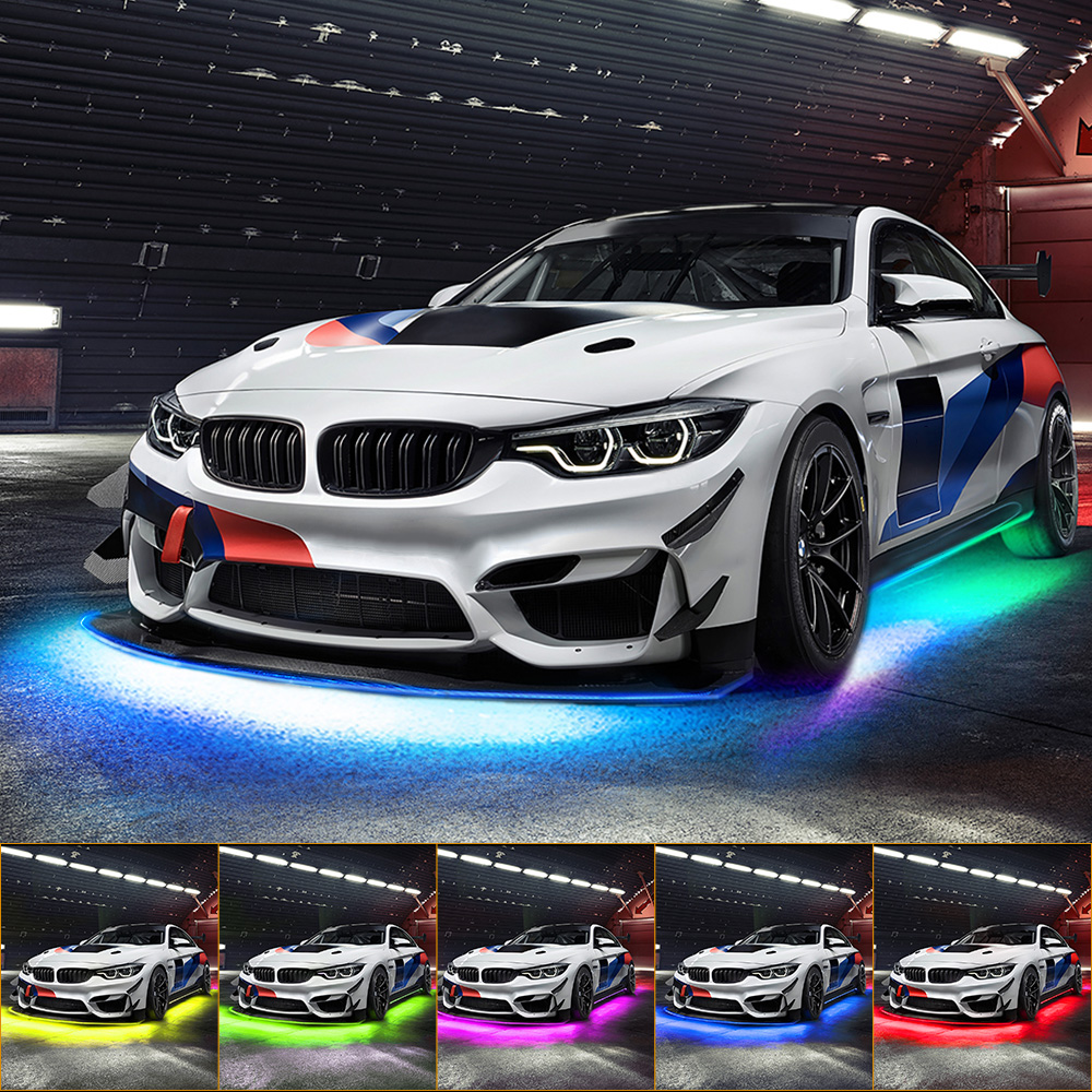 Neon LED RGB Car Underglow Bot - مراجعة Rgb Underglow Strip وسعره