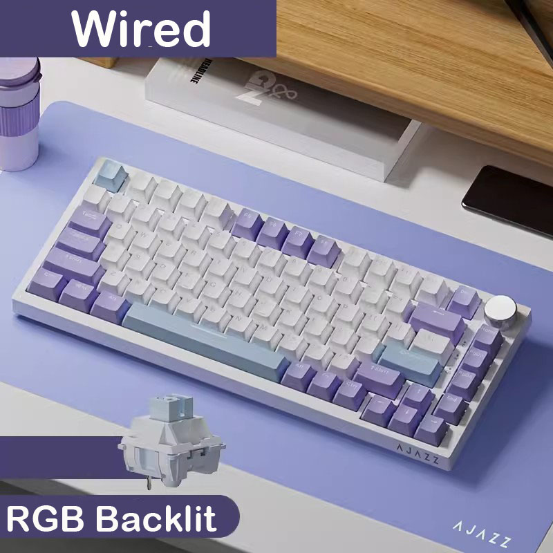 AJAZZ AK820  Mechanical Keyboa - مراجعة Gaming Keyboard Blue Switches وسعره