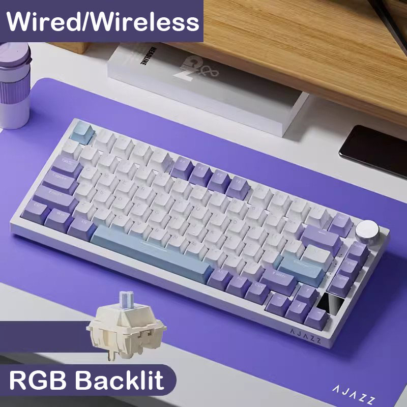 AJAZZ AK820  Mechanical Keyboa - مراجعة Gaming Keyboard Blue Switches وسعره