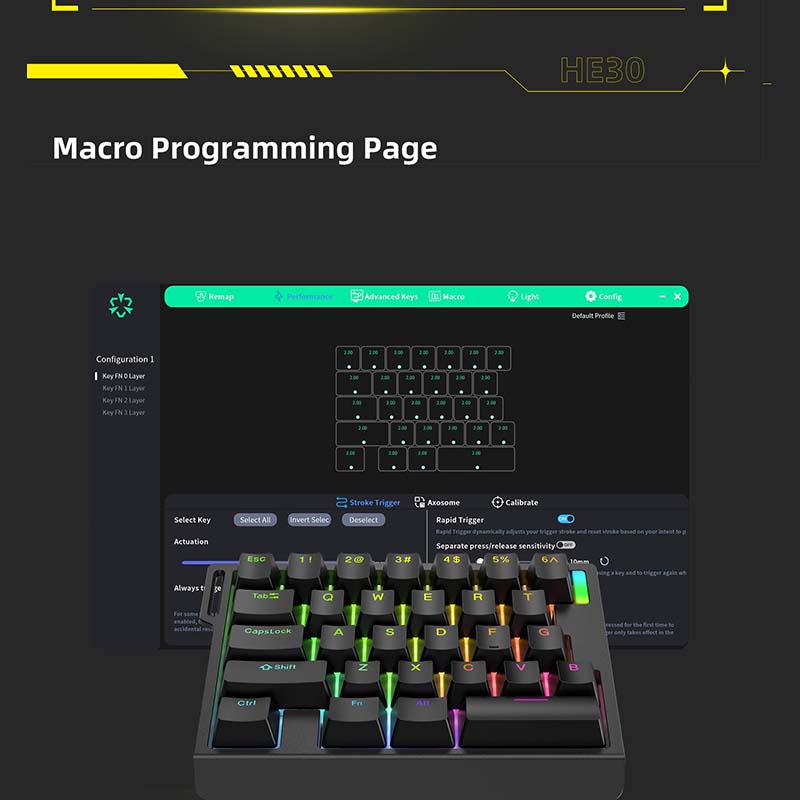 HE30 Mechanical Gaming Keyboar - مراجعة Gaming Keyboard Esports وسعره