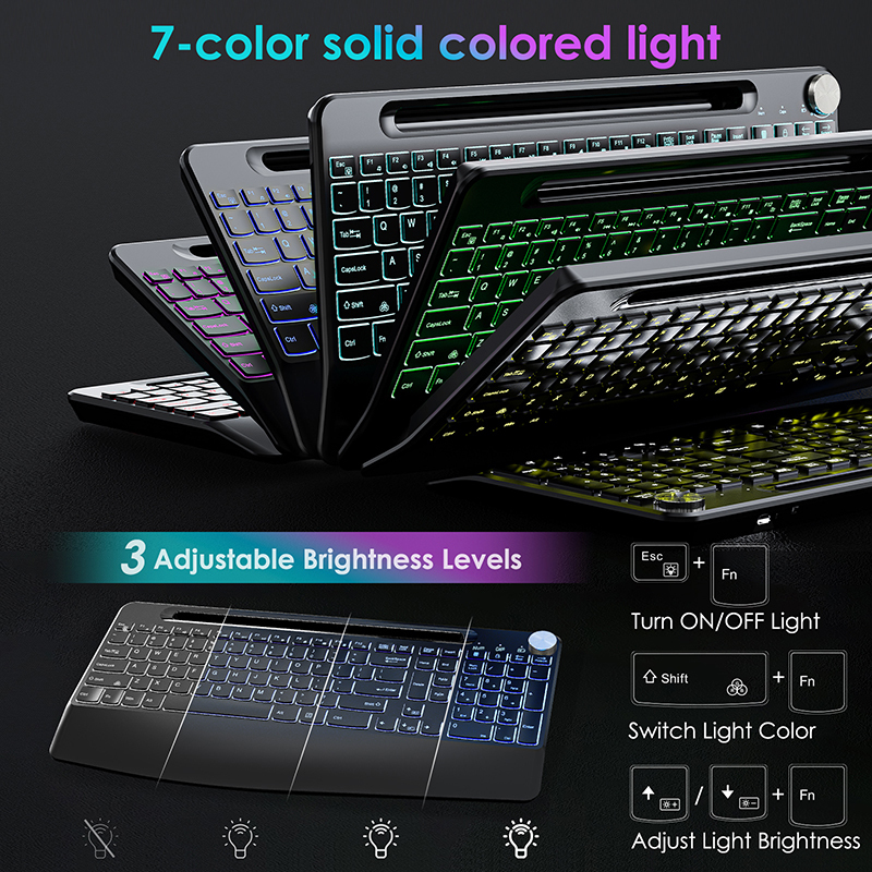 2.4G&Type-C Wireless Keyboard  - مراجعة Gaming Keyboard Extension وسعره