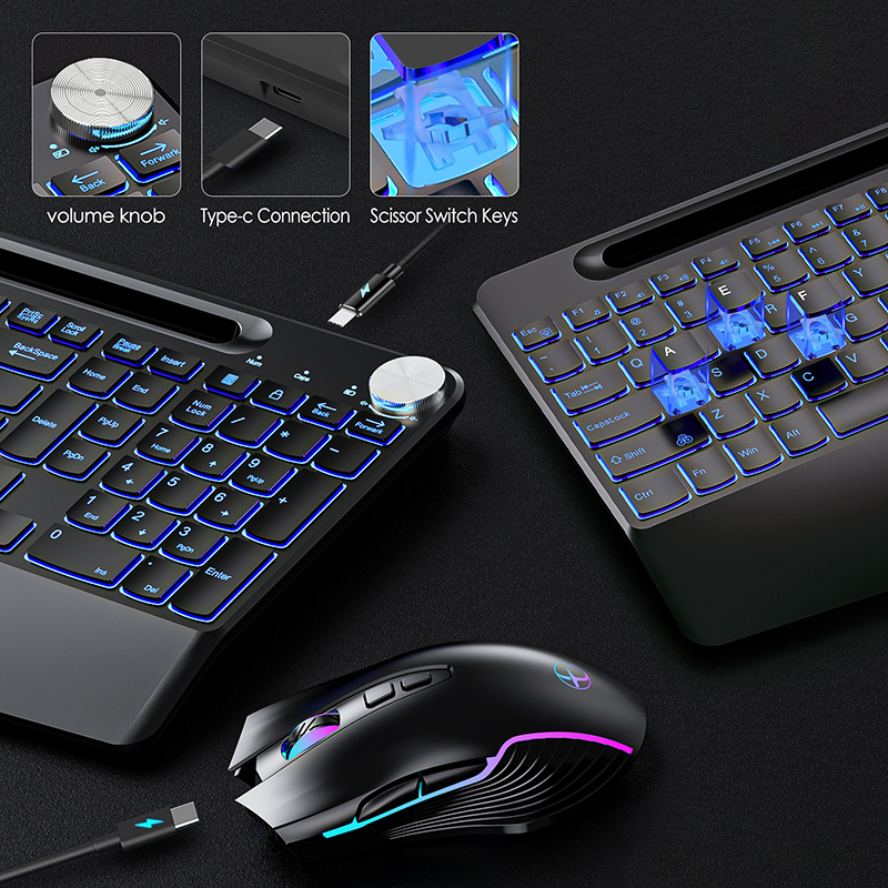 2.4G&Type-C Wireless Keyboard  - مراجعة Gaming Keyboard Extension وسعره