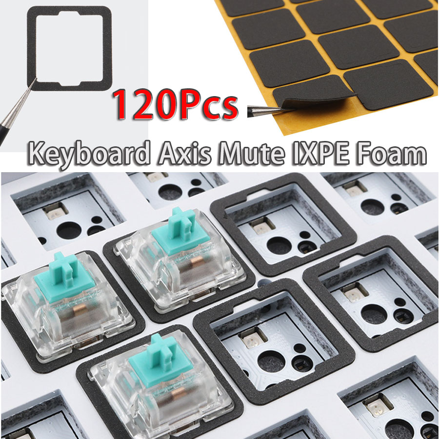 120PCS DIY Keyboard Inter-Axis - مراجعة Foam Dampener Sheet وسعره