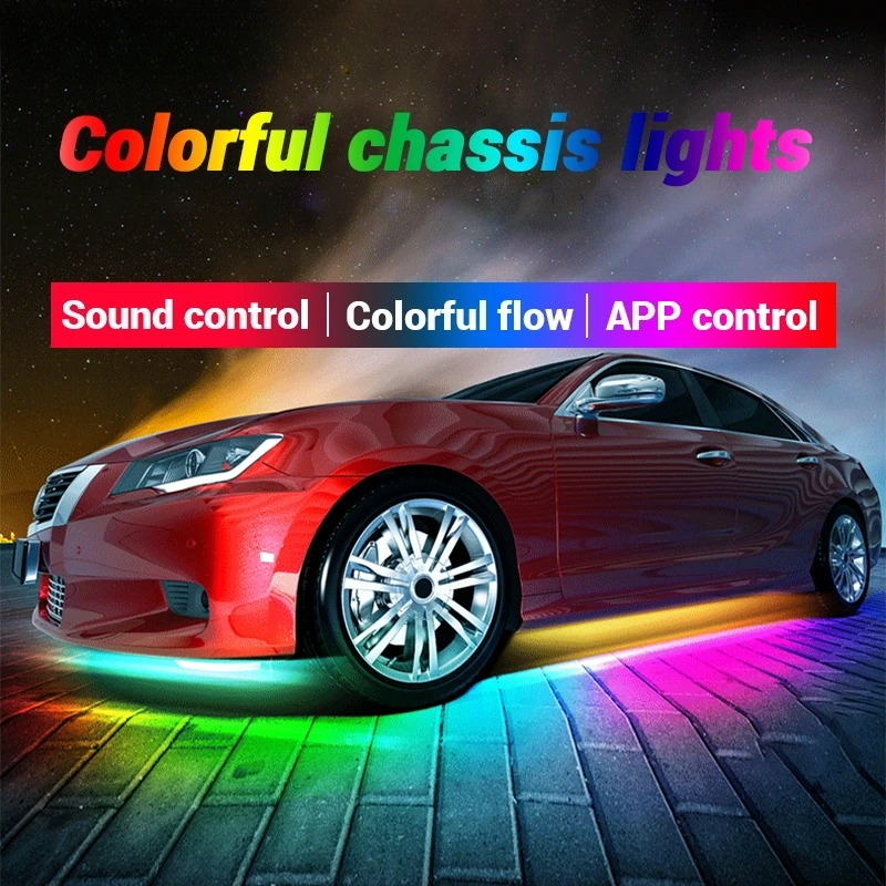 KIEND Car Flexible Underglow S - مراجعة Rgb Underglow Strip وسعره