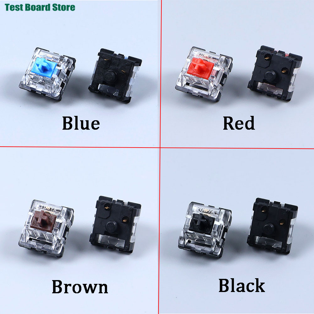 2Pin Clicky Linear Tactile Sil - مراجعة Gaming Keyboard Blue Switches وسعره