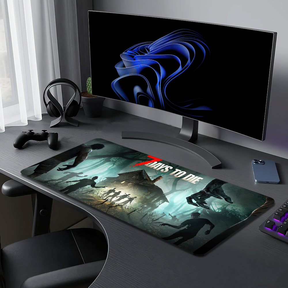 7 Days to Die Mouse Pad Desk M - مراجعة Gaming Keyboard Ergonomic وسعره