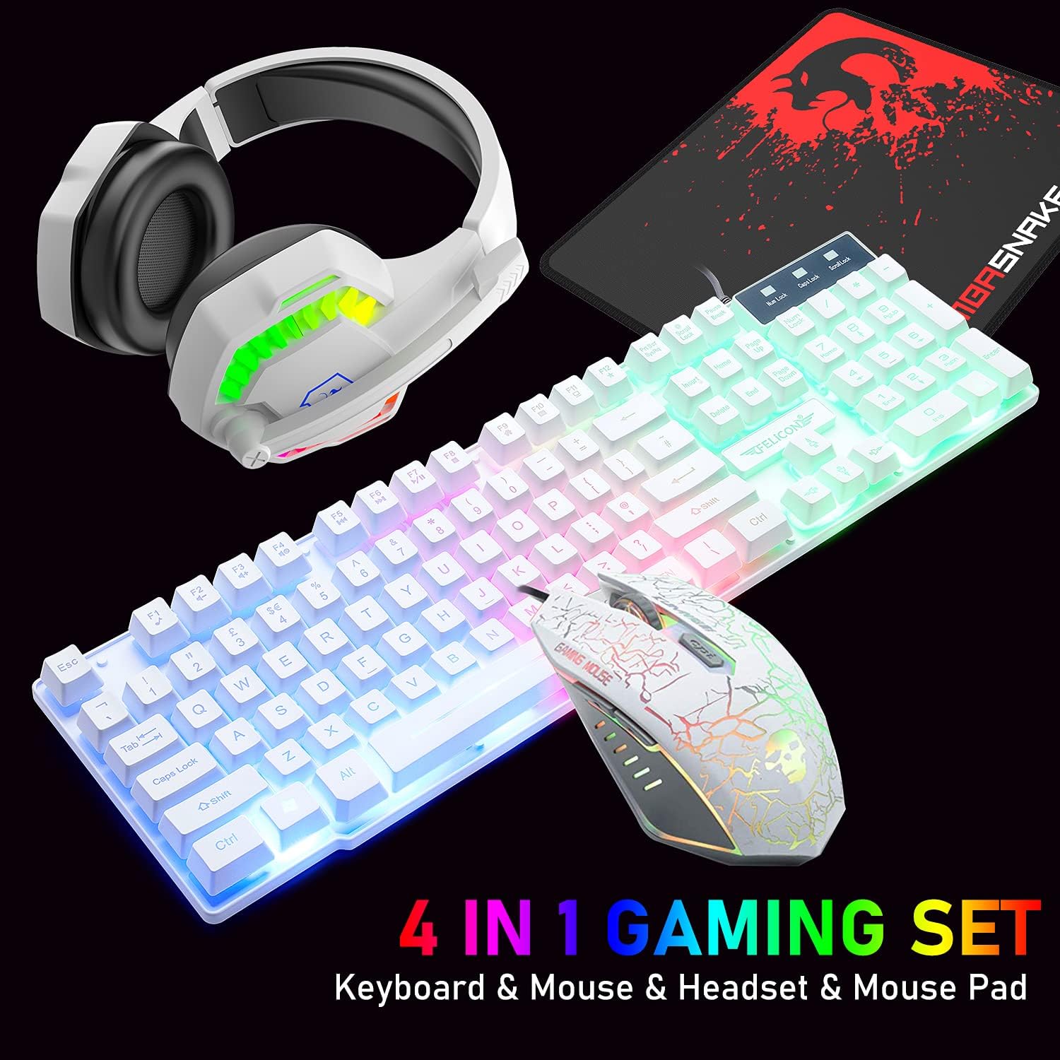 MAMBASNAKE T11 UK 100% Gaming  - مراجعة Gaming Keyboard Ergonomic وسعره