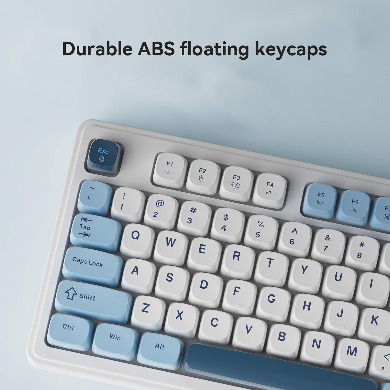 AJAZZ AF98 Wireless\Wired-Film - مراجعة Gaming Keyboard Blue Switches وسعره
