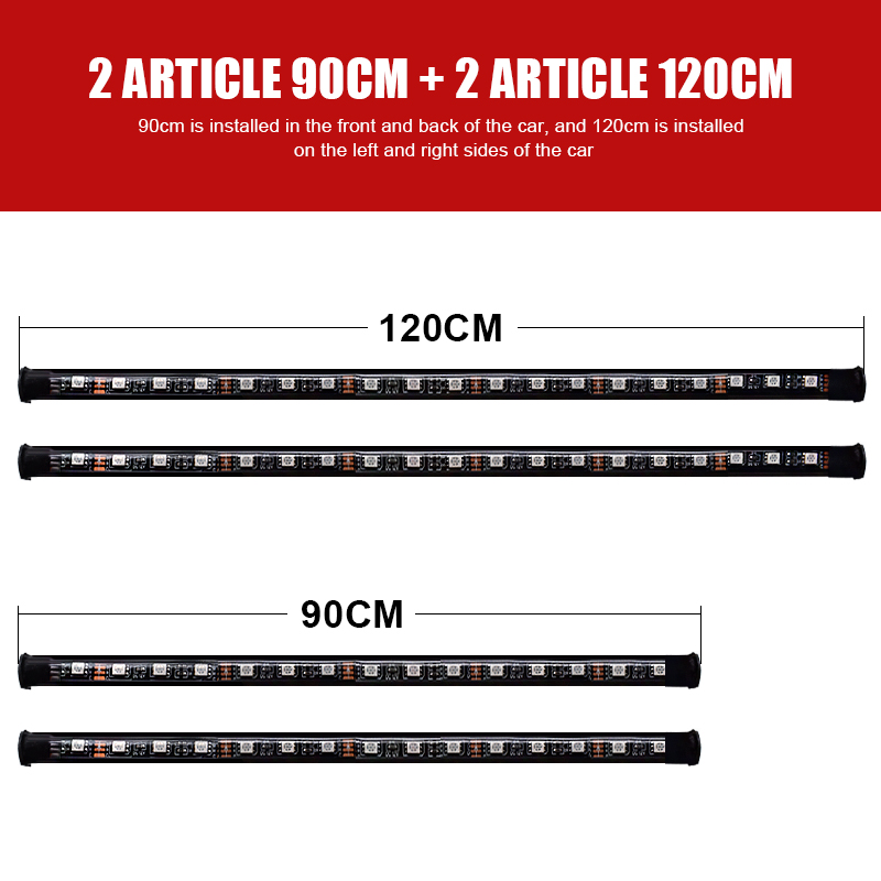 Under Car LED Lights Underglow - مراجعة Rgb Underglow Strip وسعره