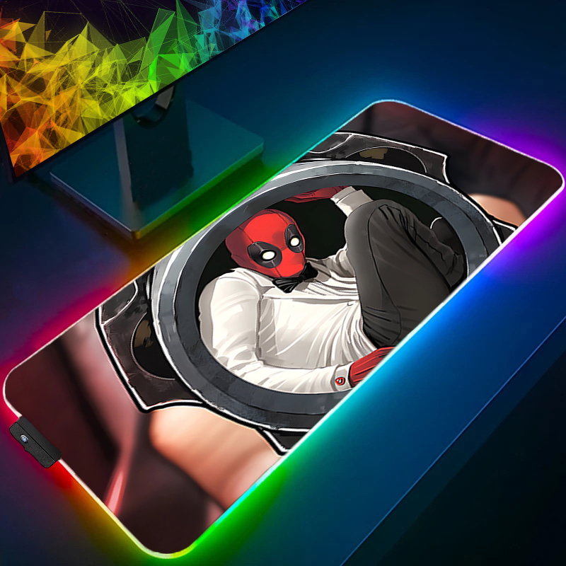 LED Mouse Pad Gaming Backlight - مراجعة Gaming Keyboard Esports وسعره