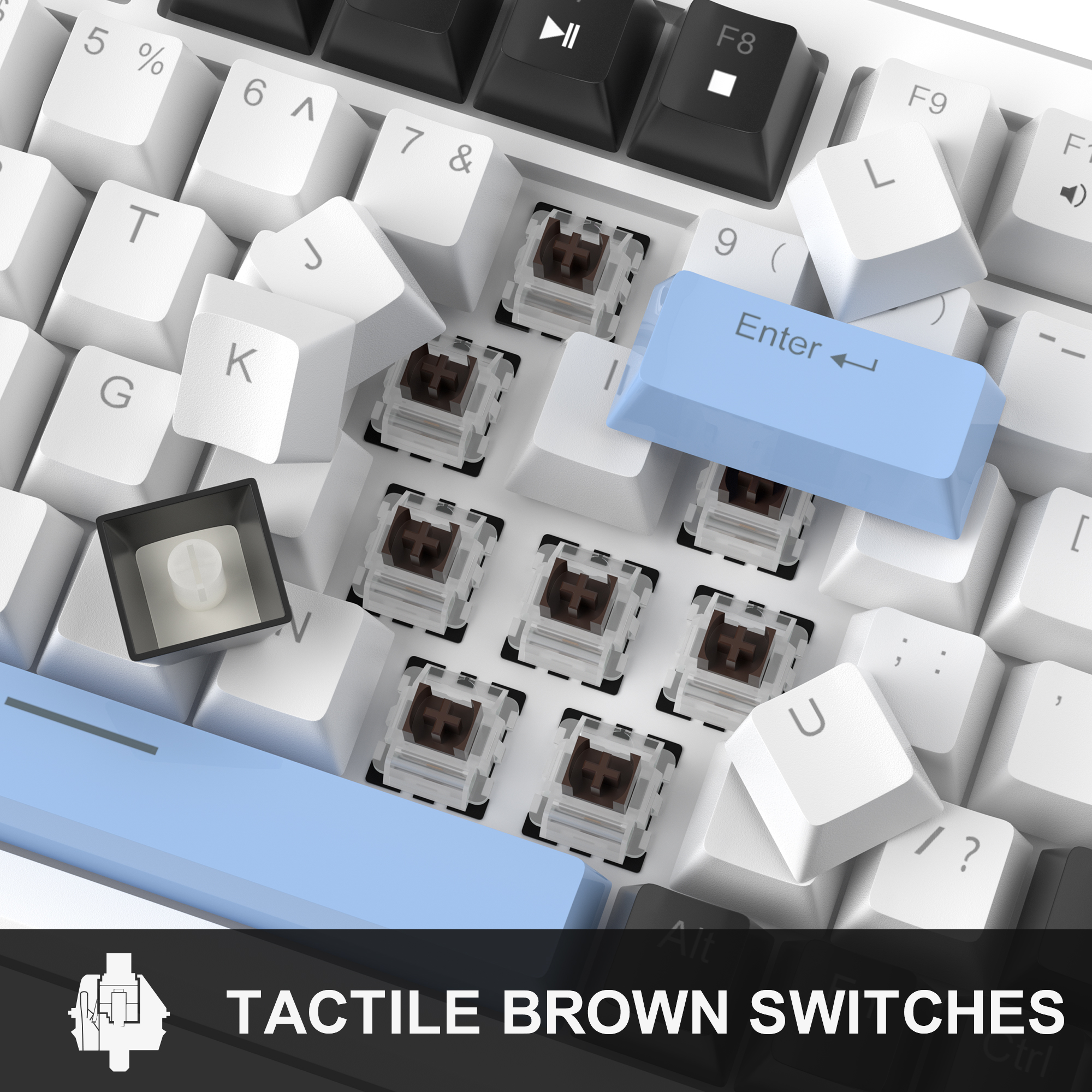 MageGee 75% Mechanical Gaming  - مراجعة Gaming Keyboard Blue Switches وسعره