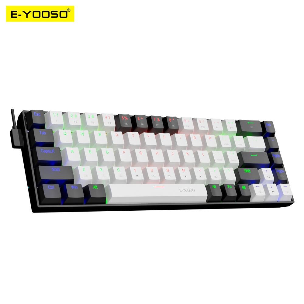 E-YOOSO Z686 USB Mini Slim Mec - مراجعة Gaming Keyboard E Yooso وسعره
