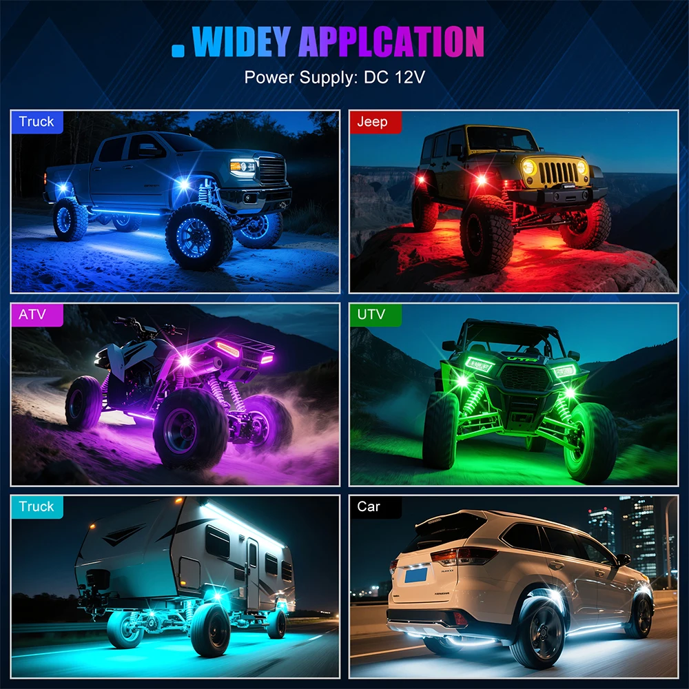 Symphony LED Car Underglow Lig - مراجعة Rgb Underglow Strip وسعره