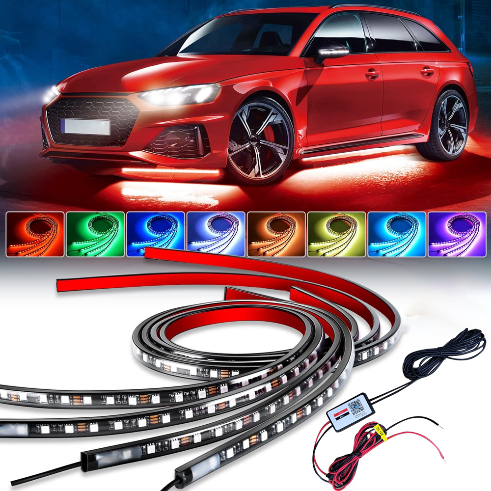 RGB Car Underglow Strip Lights - مراجعة Rgb Underglow Strip وسعره