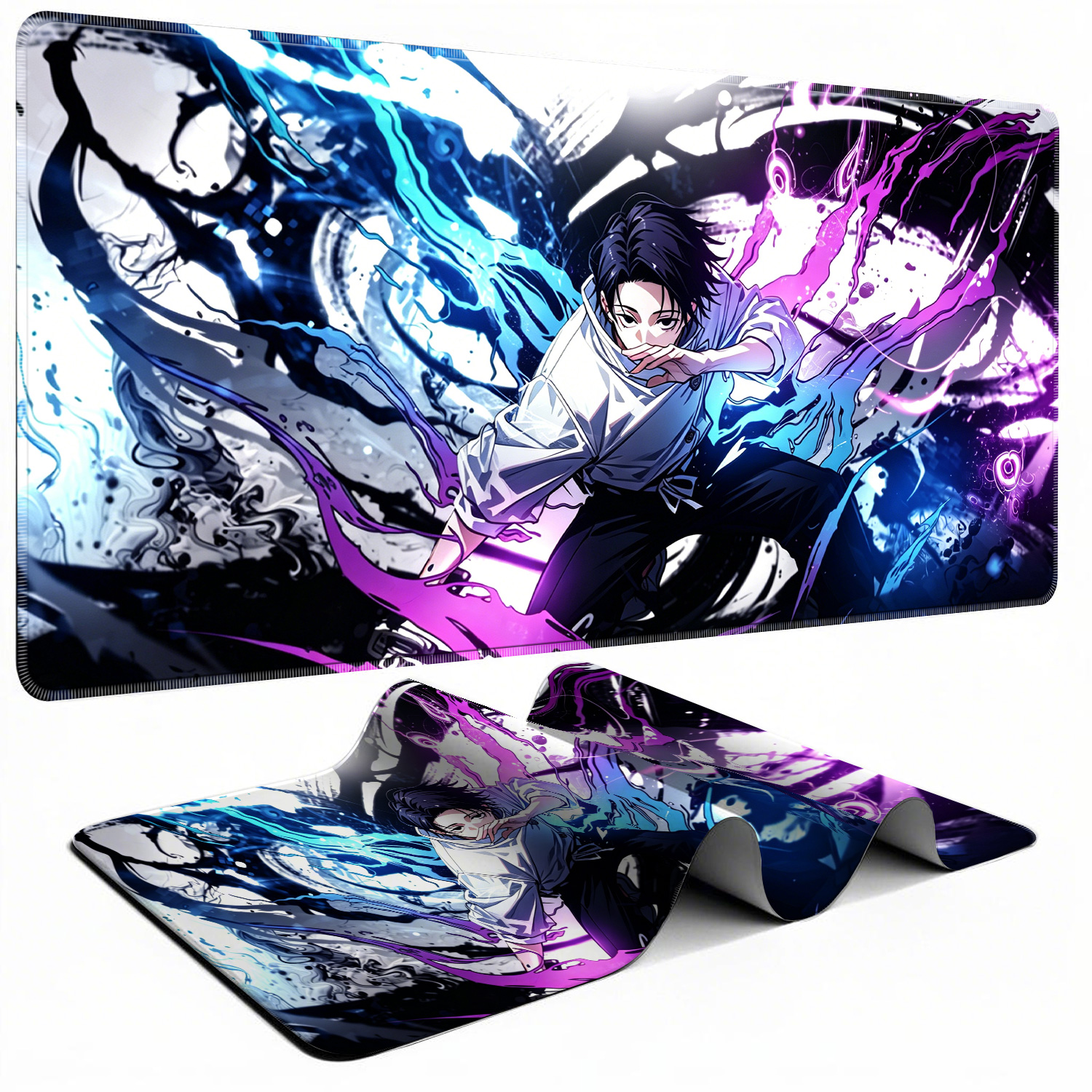 HD Anime Purple Mouse Pads Yut - مراجعة Gaming Keyboard Esports وسعره