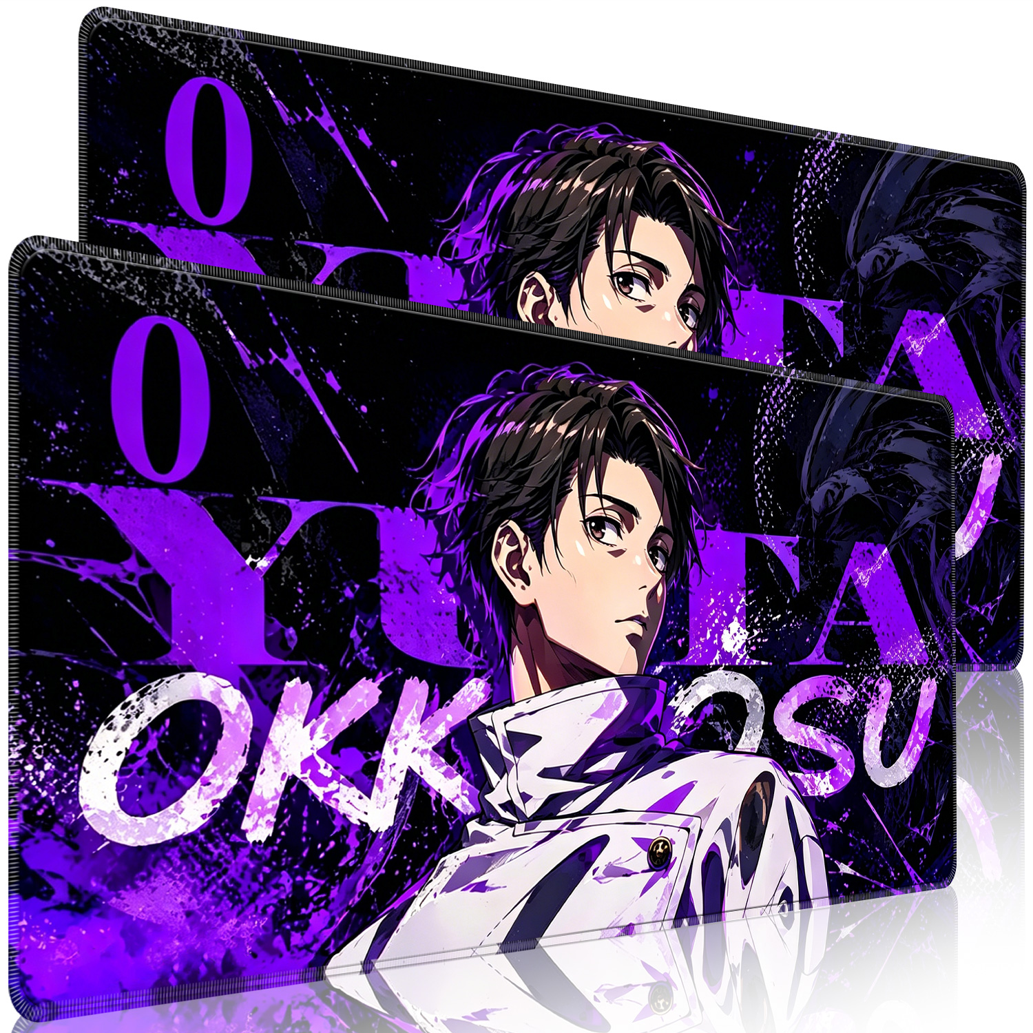 HD Anime Purple Mouse Pads Yut - مراجعة Gaming Keyboard Esports وسعره