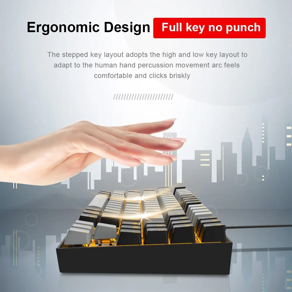 E-YOOSO Z13 USB Mechanical Gam - مراجعة Gaming Keyboard E Yooso وسعره