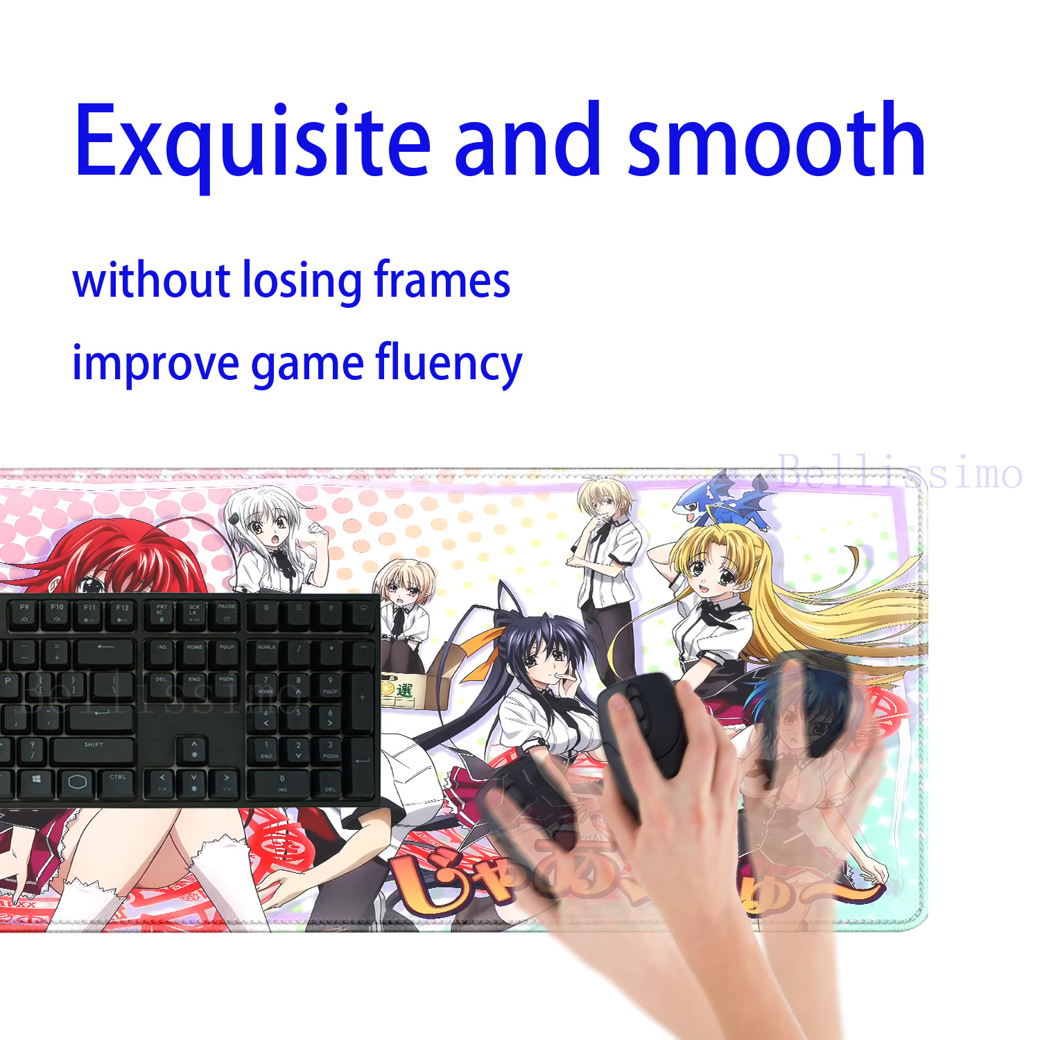 High School DxD Animation Comp - مراجعة Gaming Keyboard Ergonomic وسعره