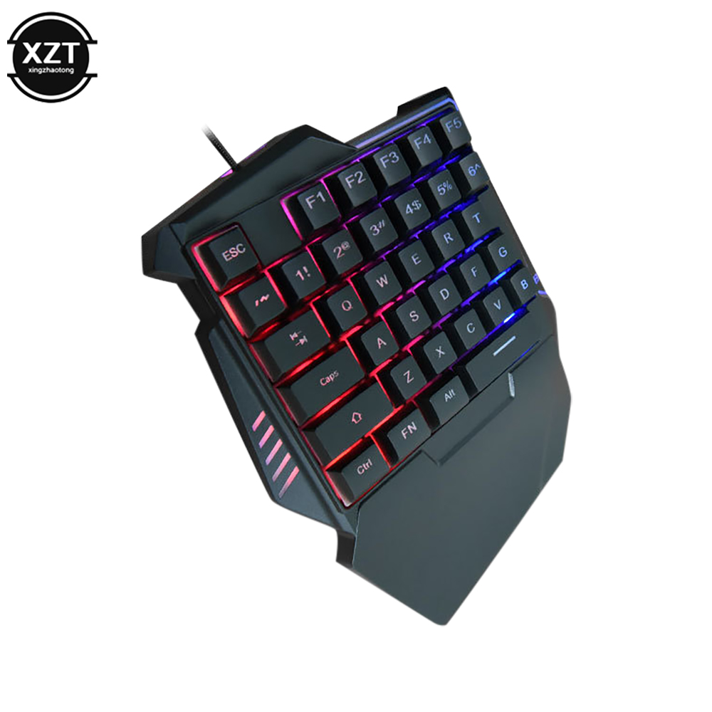 USB One-handed Keyboard Gaming - مراجعة Gaming Keyboard Half وسعره