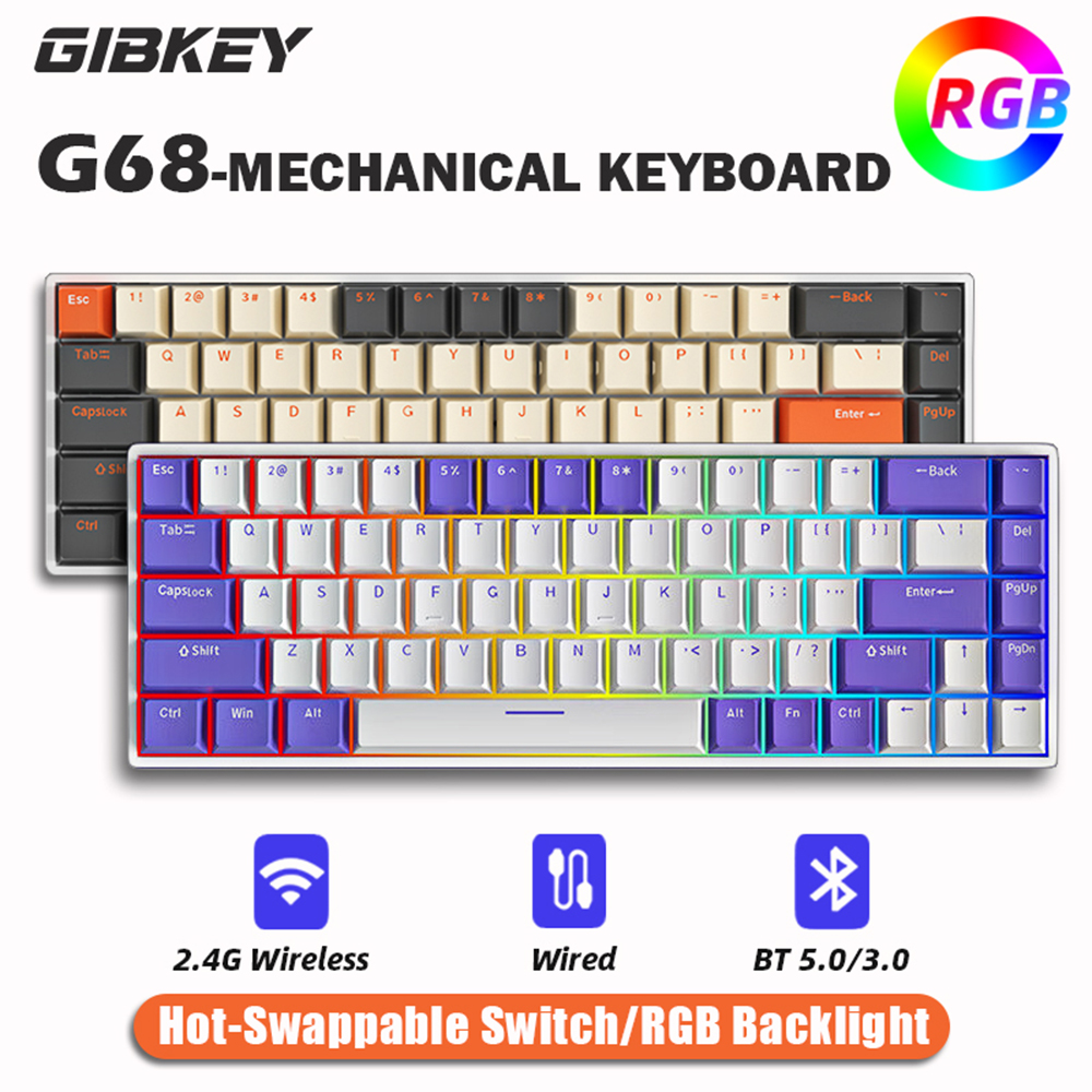 G68 Gaming Mechanical keyboard - مراجعة Gaming Keyboard Blue Switches وسعره