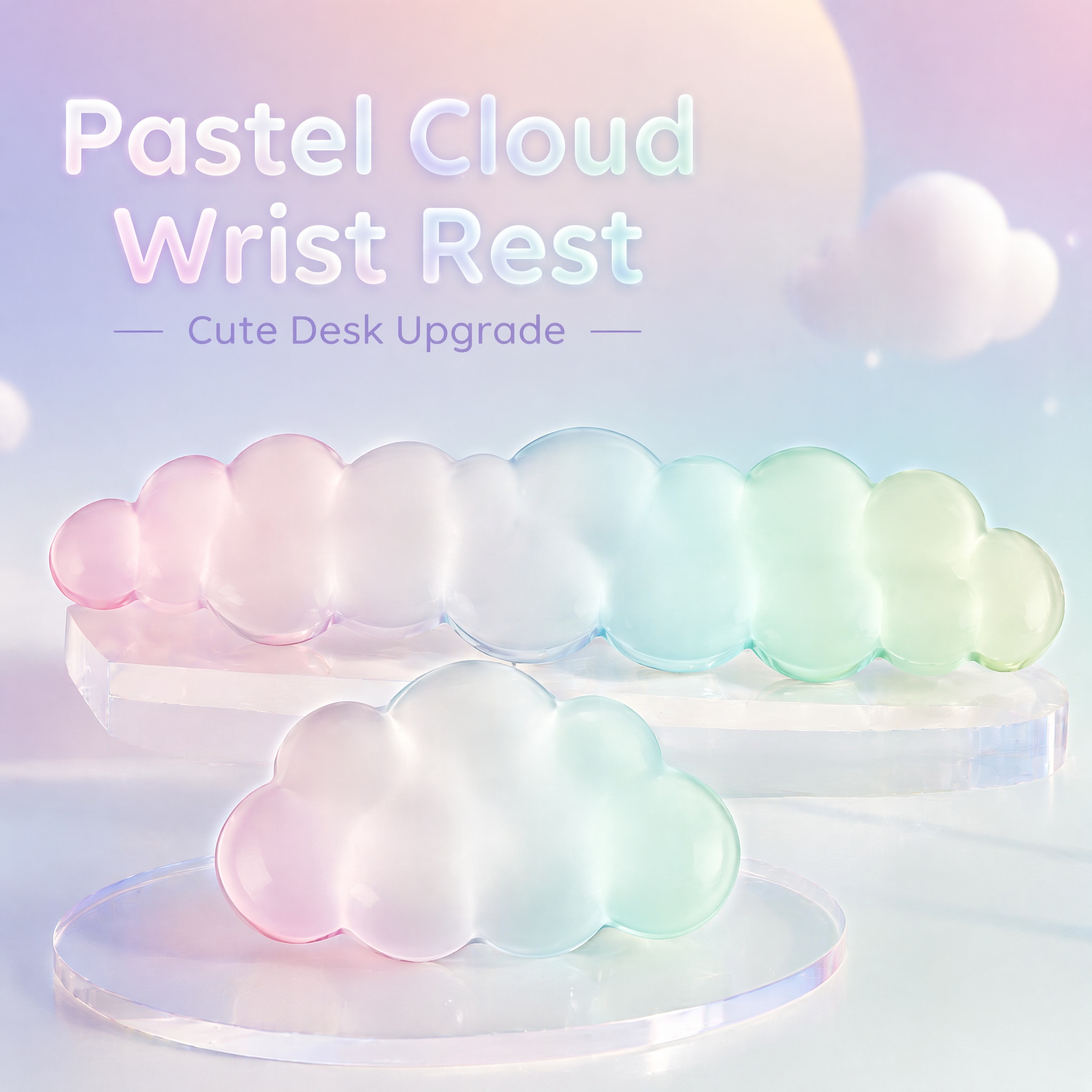 Cute Cloud Ergonomic Wrist Res - مراجعة Gaming Keyboard Ergonomic وسعره
