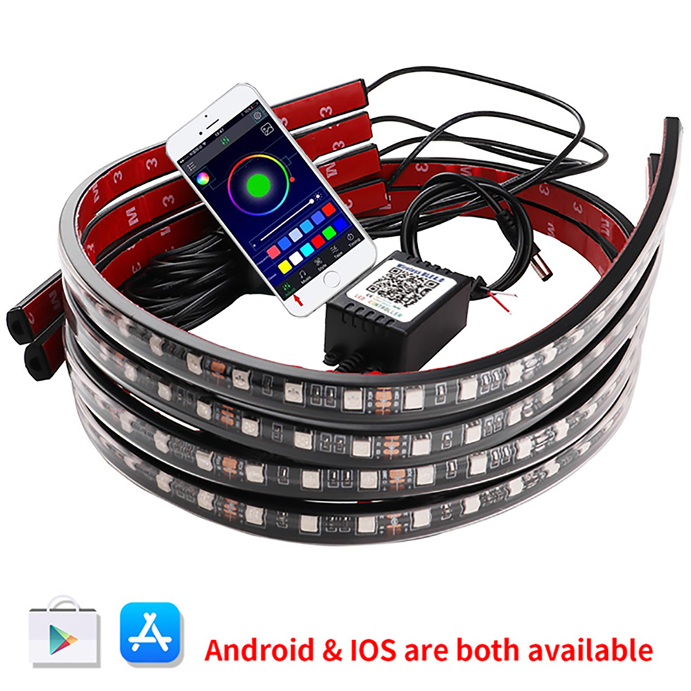 Car Underglow Flexible Strip L - مراجعة Rgb Underglow Strip وسعره