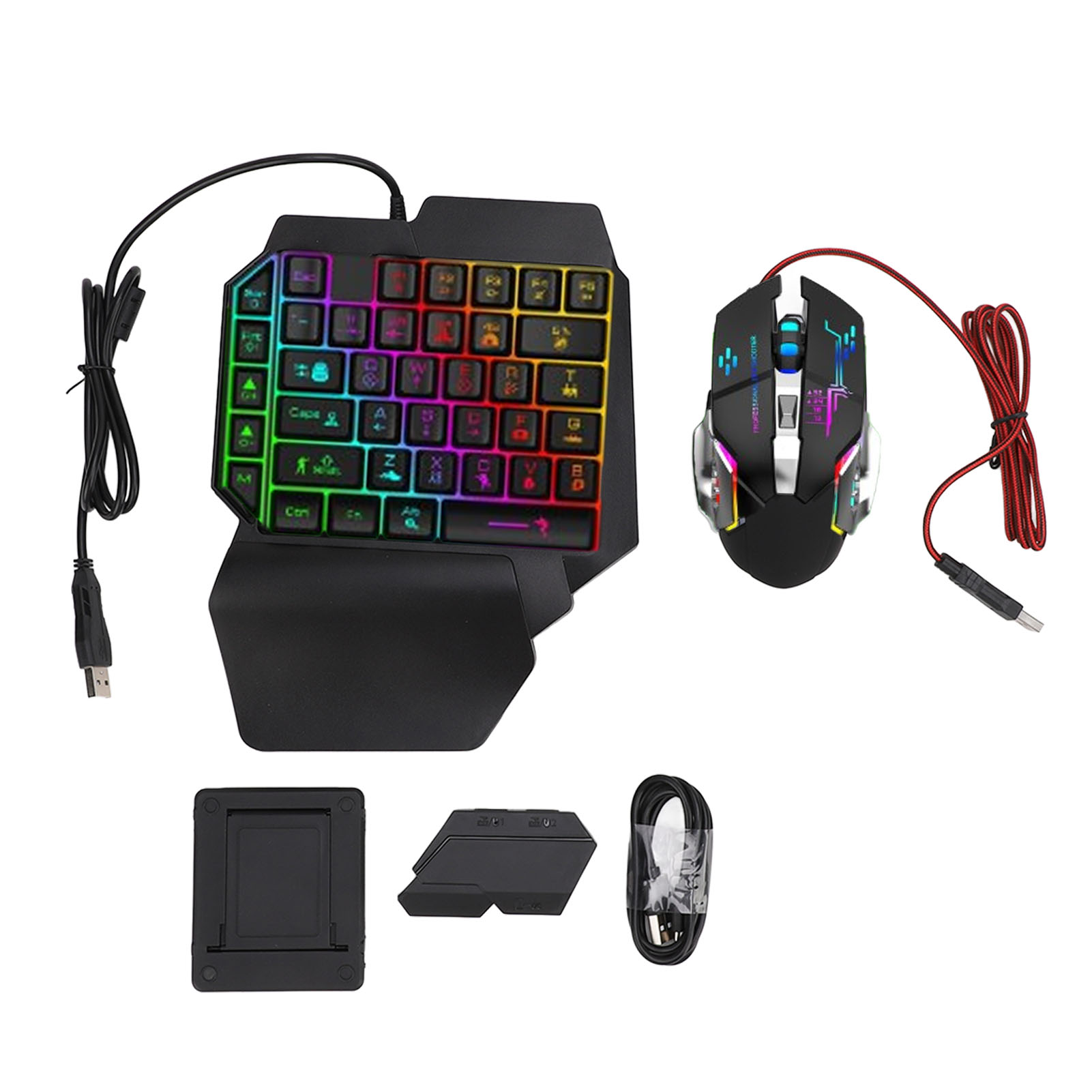 Keyboard Mouse Converter Set R - مراجعة Gaming Keyboard Half وسعره