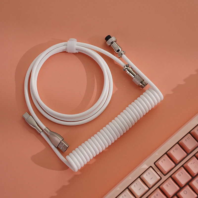 Type C USB Aviator Coiling Cab - مراجعة Gaming Keyboard Extension وسعره