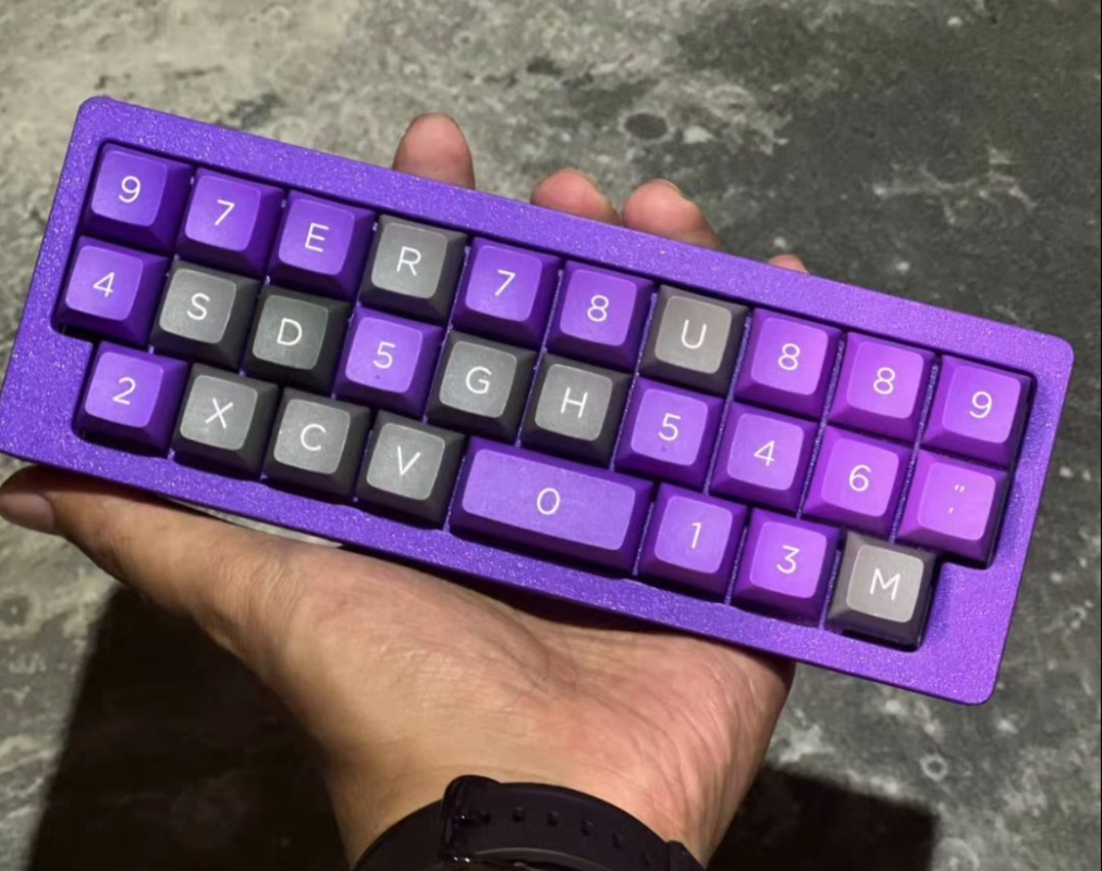 MiFuny Alpha28 Mini Keyboard K - مراجعة Gaming Keyboard Half وسعره