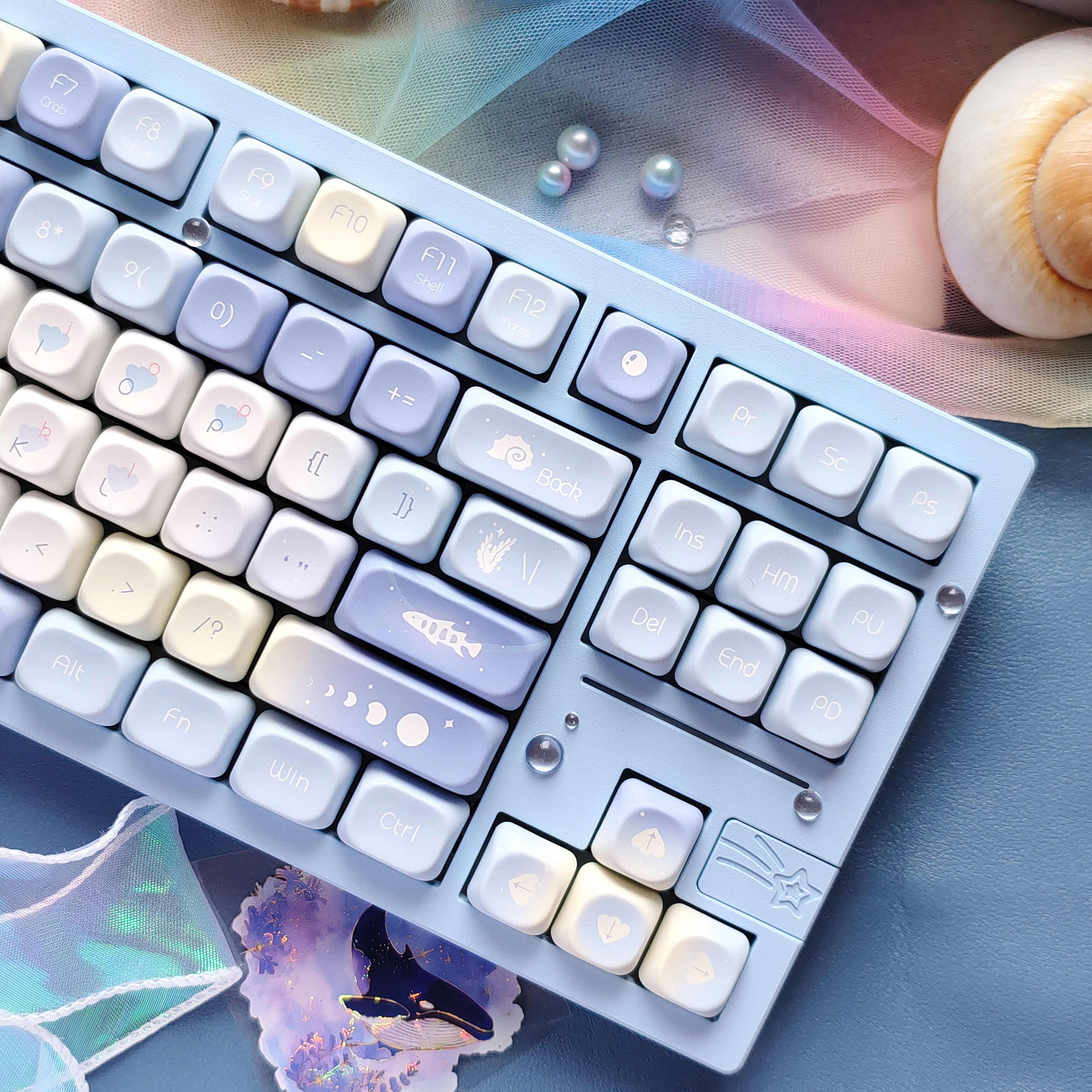 Five Sided Dye Sublimation Key - مراجعة Gaming Keyboard Blue Switches وسعره