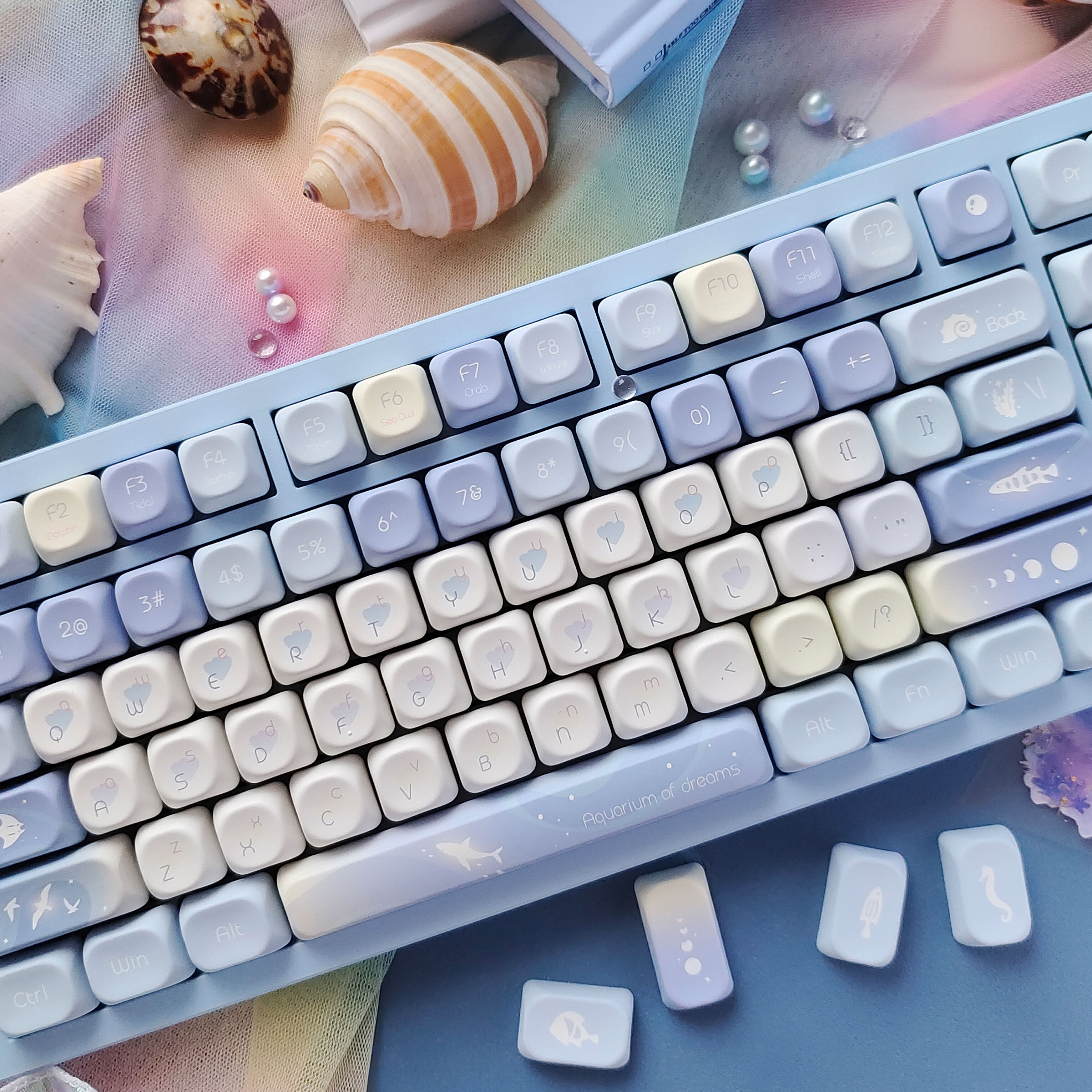 Five Sided Dye Sublimation Key - مراجعة Gaming Keyboard Blue Switches وسعره
