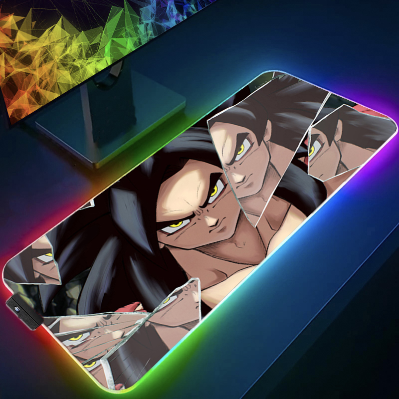 LED Mouse pad Dragon Ball Comp - مراجعة Gaming Keyboard Theme وسعره