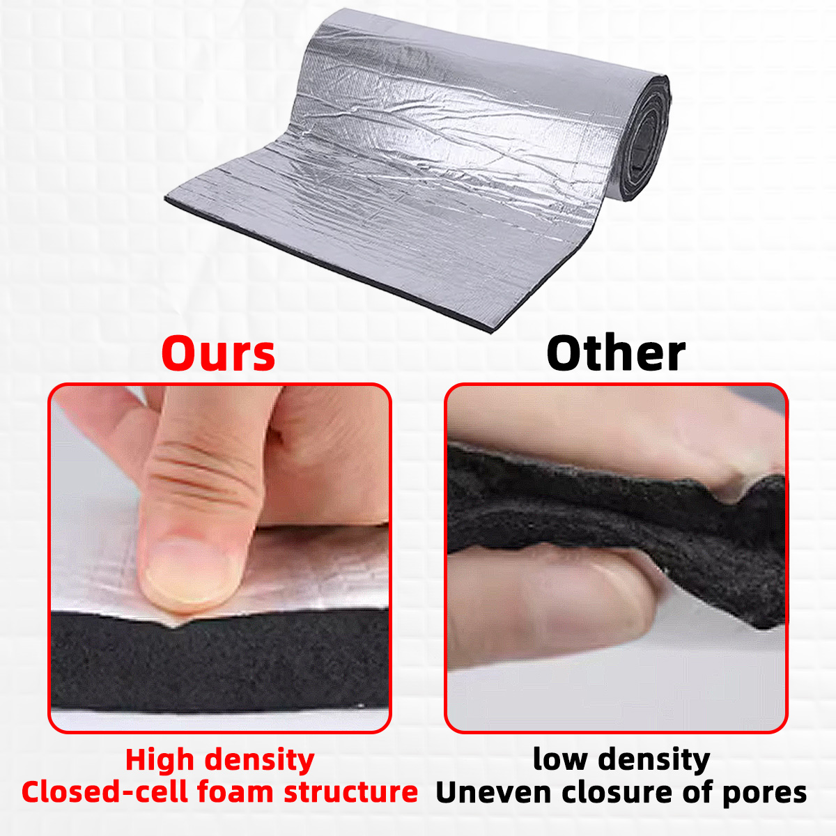 PINMOAP Car Sound Deadening Ma - مراجعة Foam Dampener Sheet وسعره