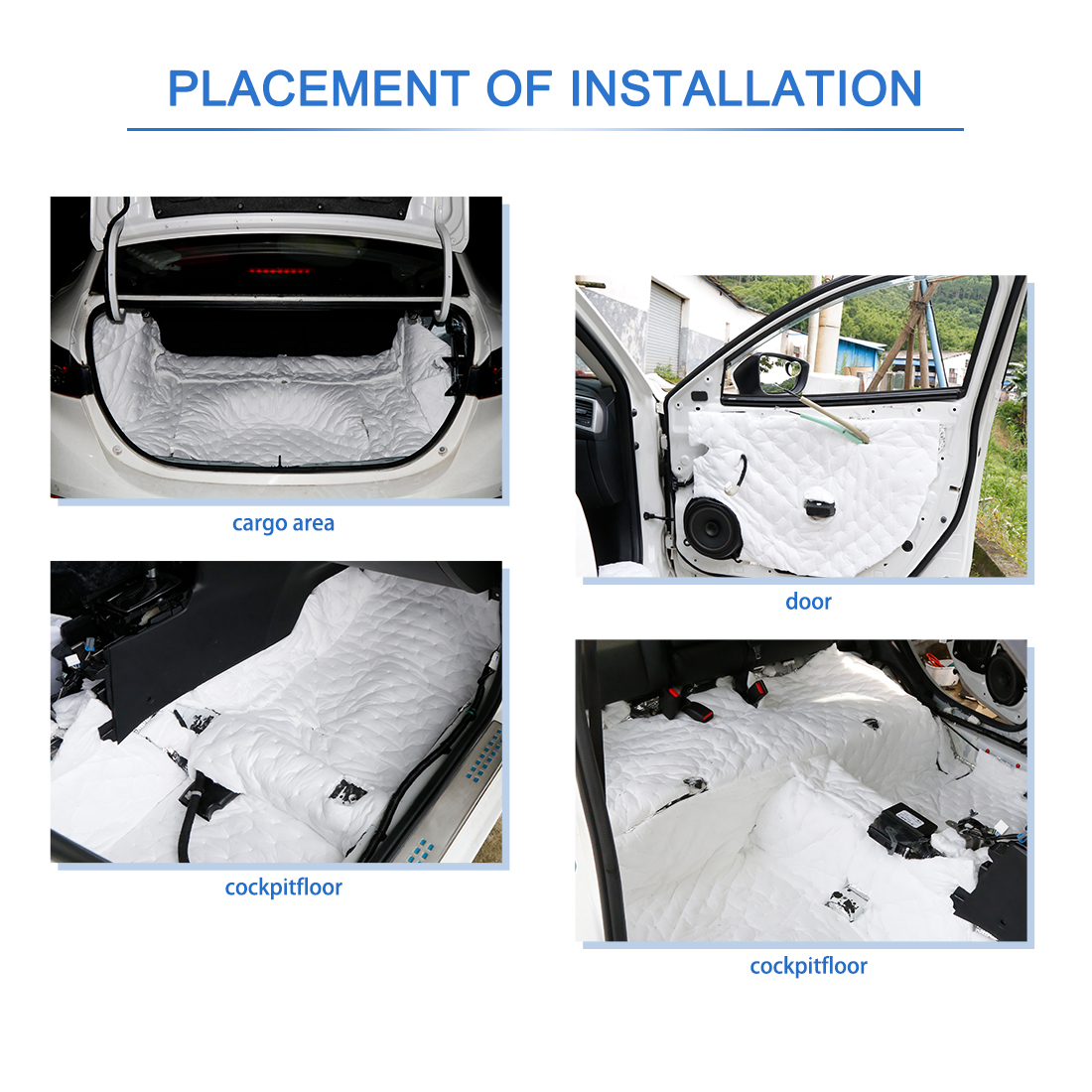 Uxcell 50x80cm Car Audio Stere - مراجعة Foam Dampener Sheet وسعره