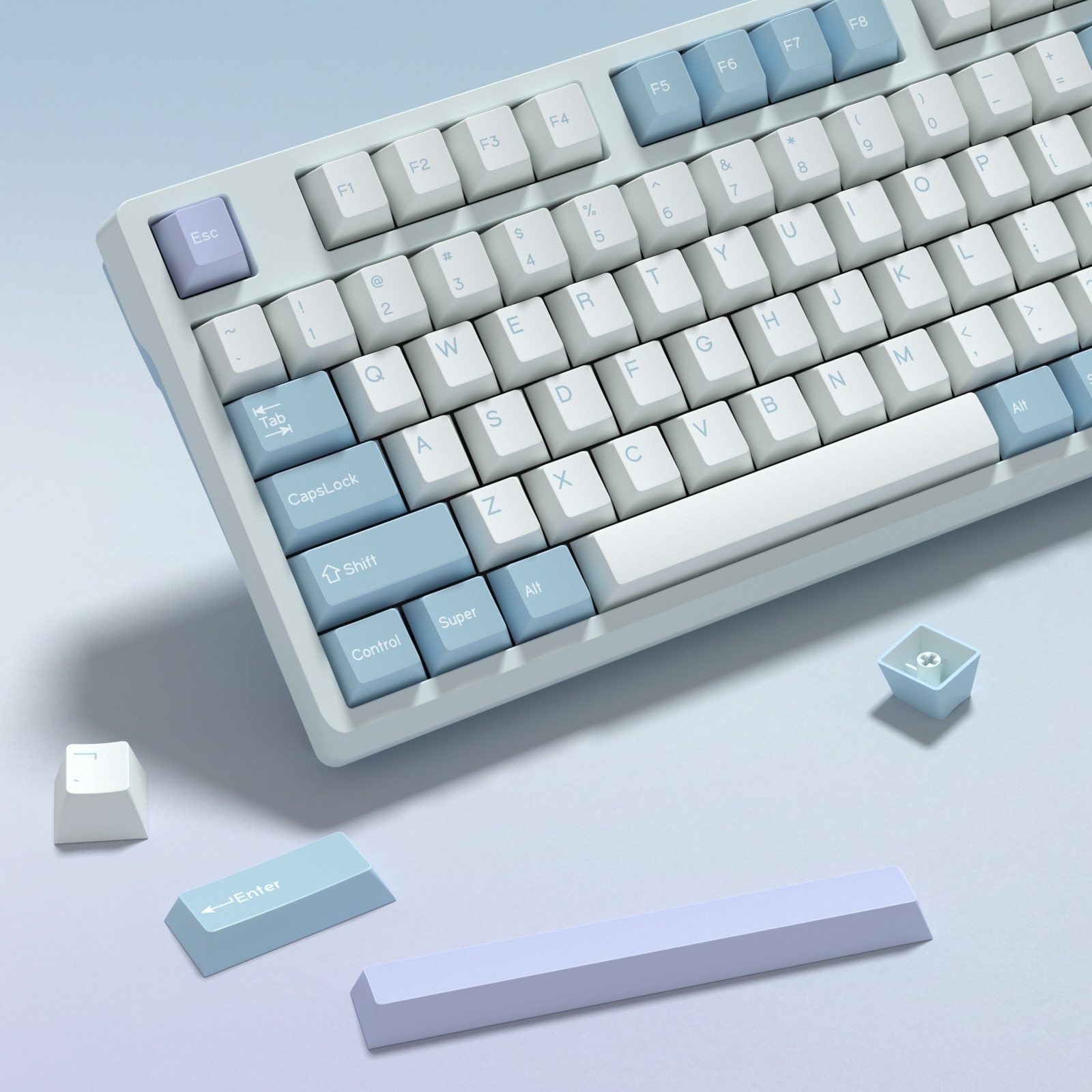 KBDiy GMK Illusion Keycap Cher - مراجعة Gaming Keyboard Extension وسعره