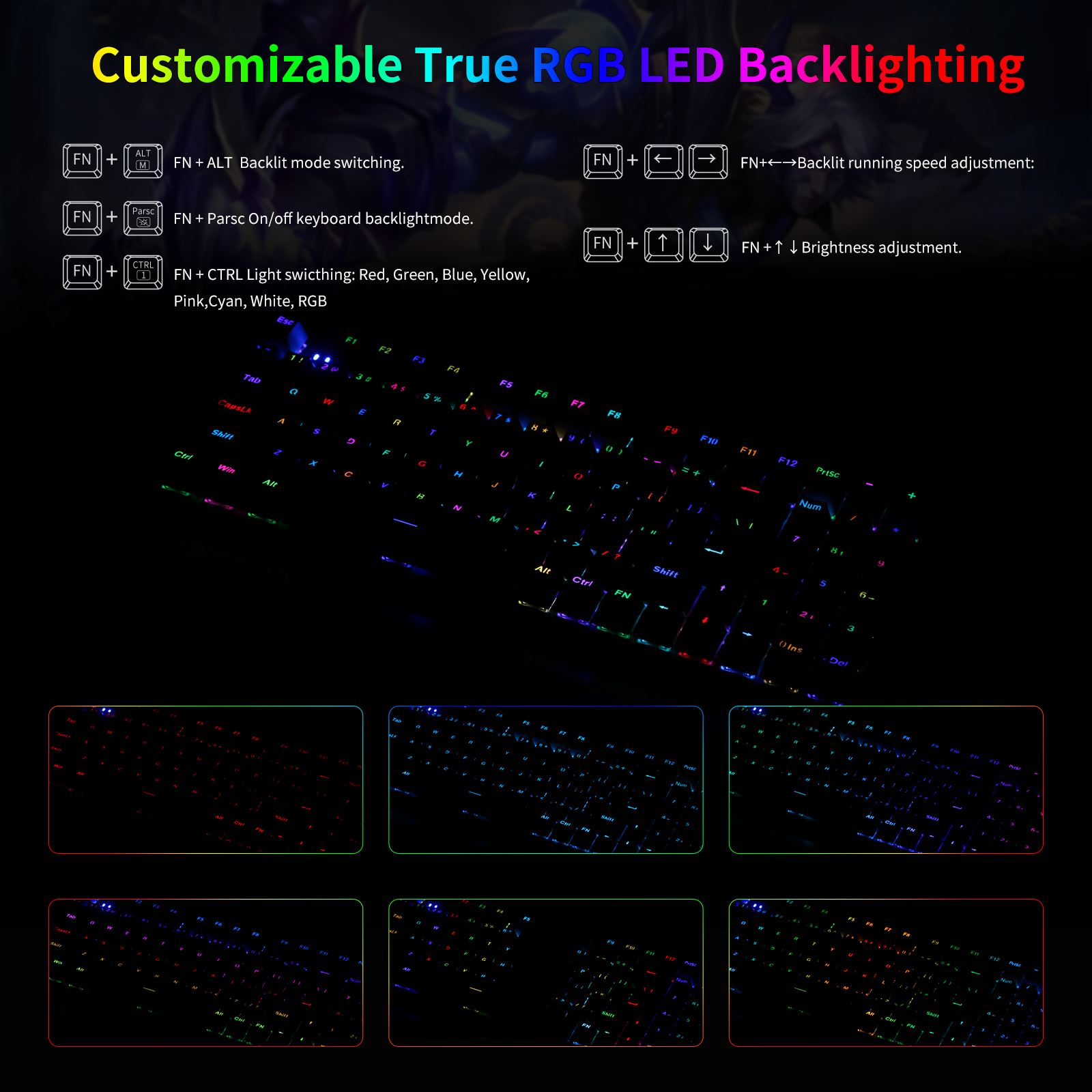 E-YOOSO Z-19 Mechanical Gaming - مراجعة Gaming Keyboard E Yooso وسعره