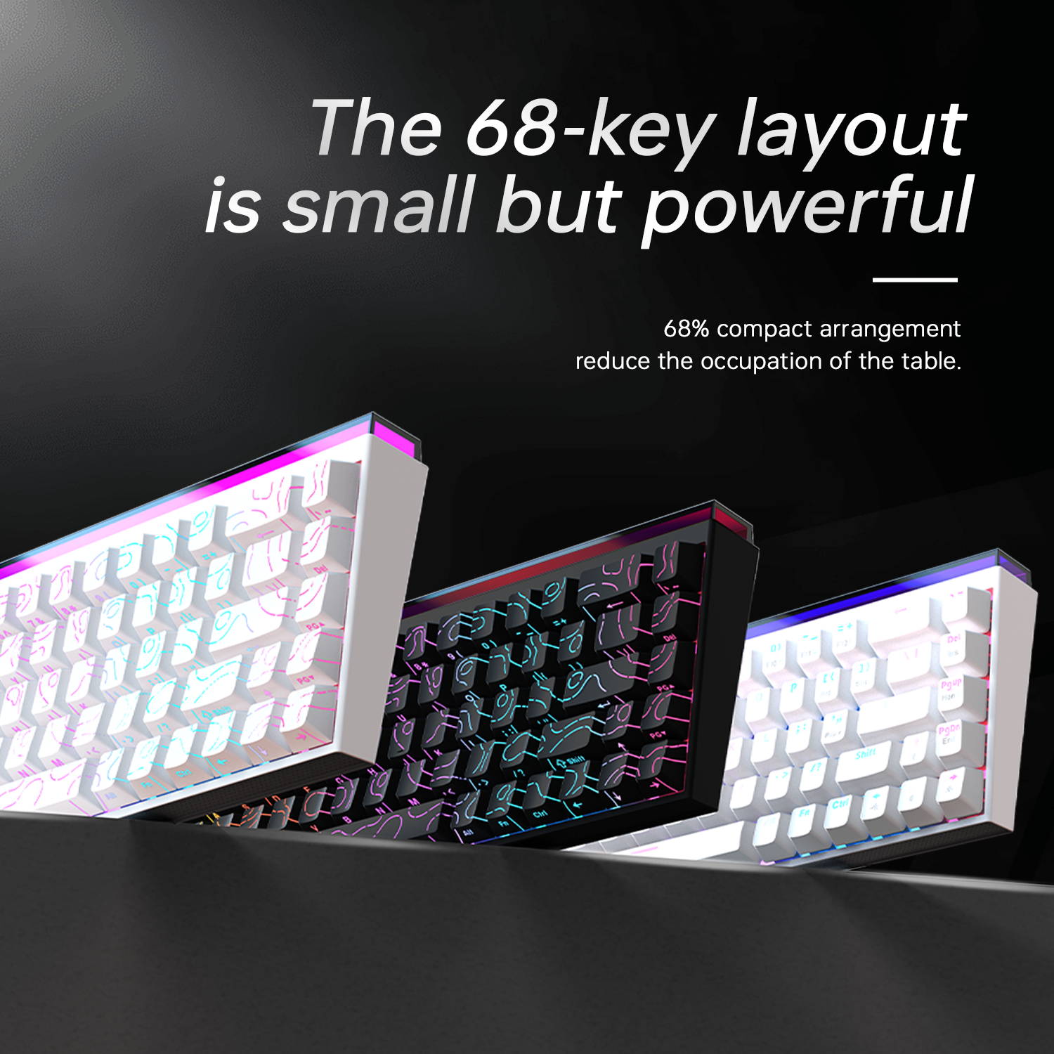 New Ajazz Nacodex Nk68 Mechani - مراجعة Gaming Keyboard Half وسعره