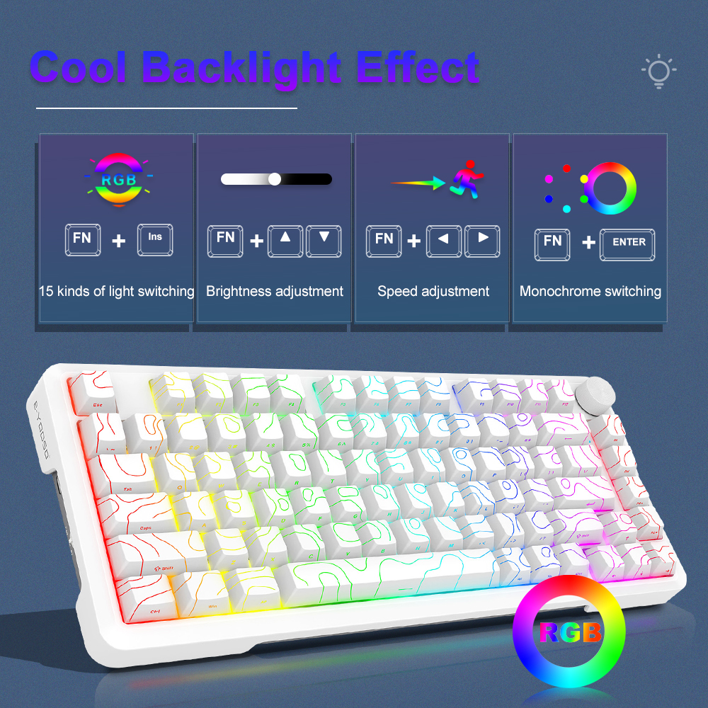 E-YOOSO RGB USB Mechanical Gam - مراجعة Gaming Keyboard E Yooso وسعره
