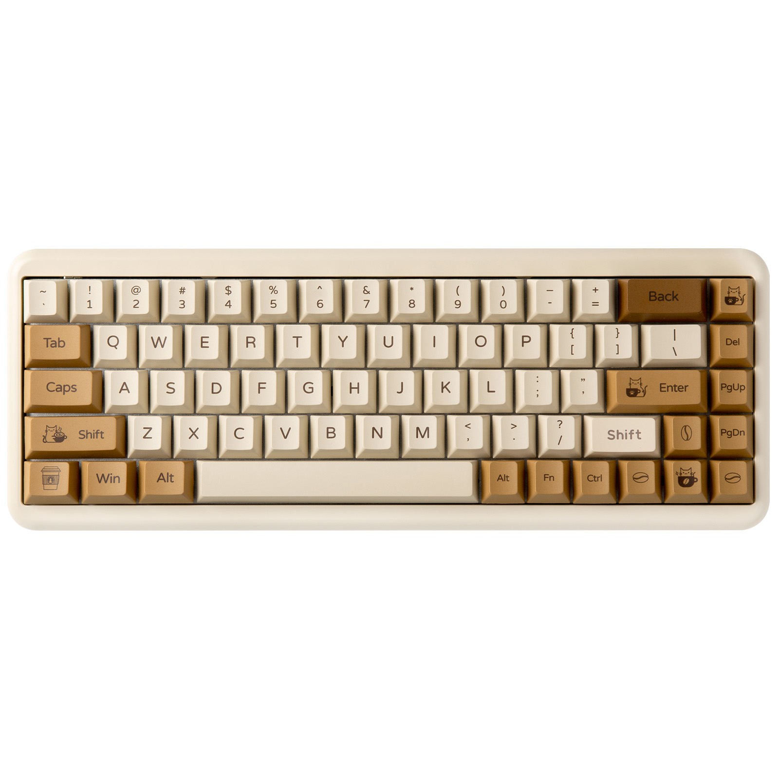 YUNZII Coffee Cat PBT Keycaps, - مراجعة Gaming Keyboard Extension وسعره