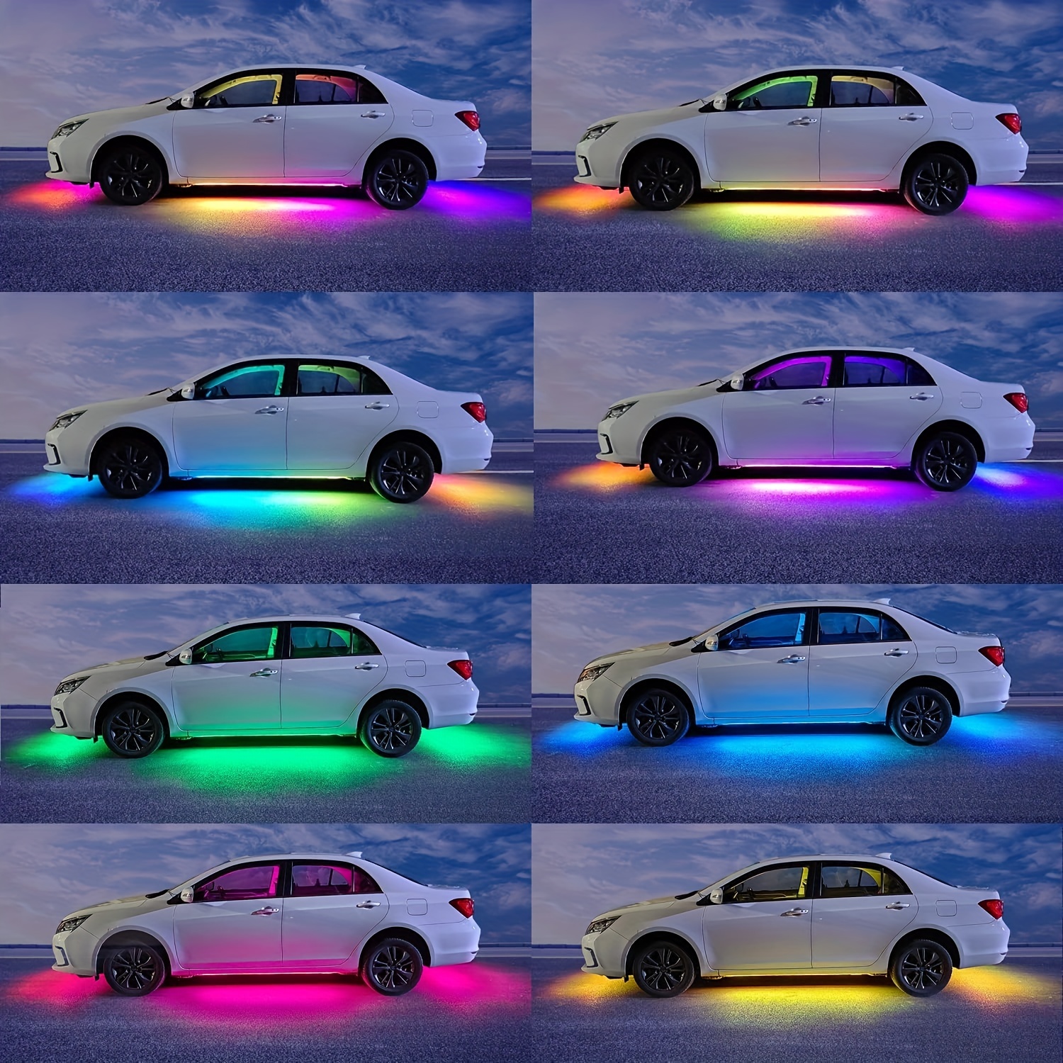 RGB Flexible Car Underglow Lig - مراجعة Rgb Underglow Strip وسعره