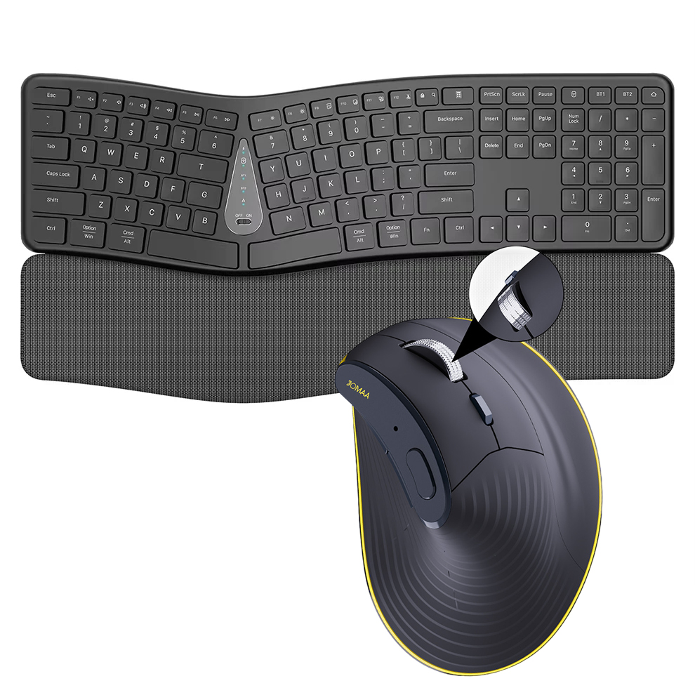 2.4G Wireless Keyboard Mouse C - مراجعة Gaming Keyboard Ergonomic وسعره