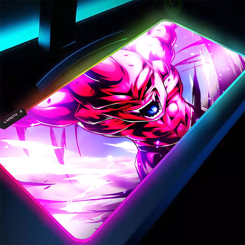 RGB Mouse Pad 90x40cm DBZ Drag - مراجعة Gaming Keyboard Theme وسعره