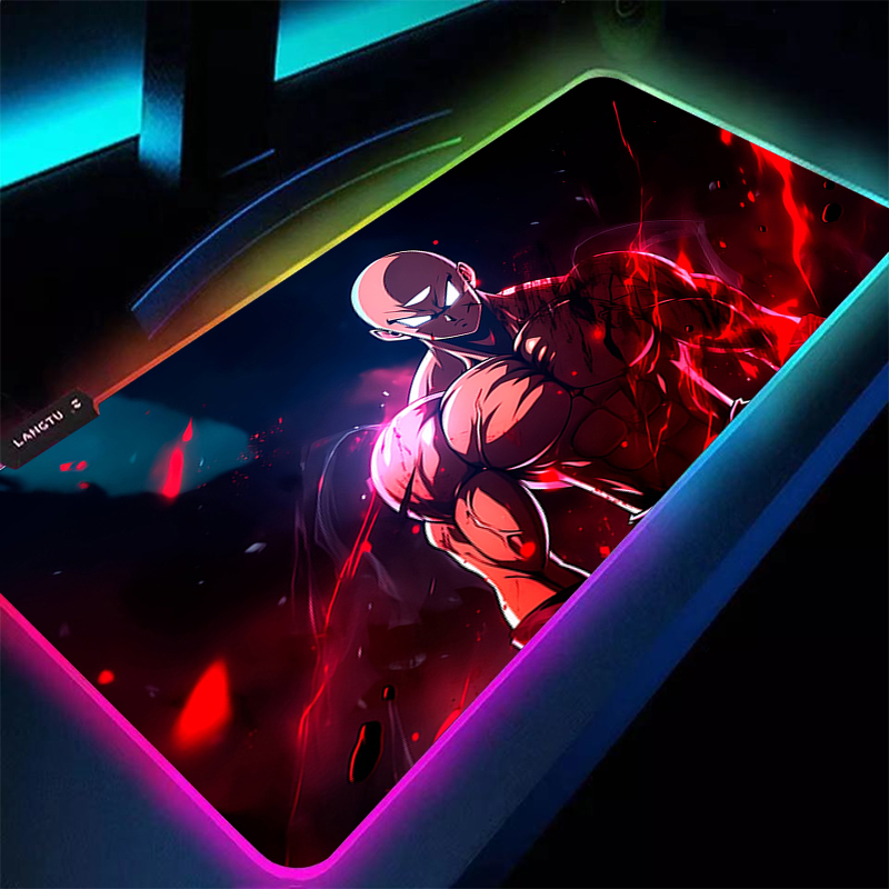 RGB Mouse Pad 90x40cm DBZ Drag - مراجعة Gaming Keyboard Theme وسعره